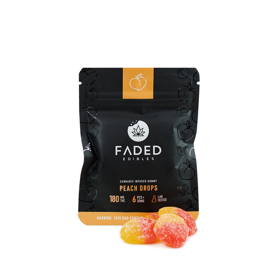 Faded Cannabis Co. Peach Drops