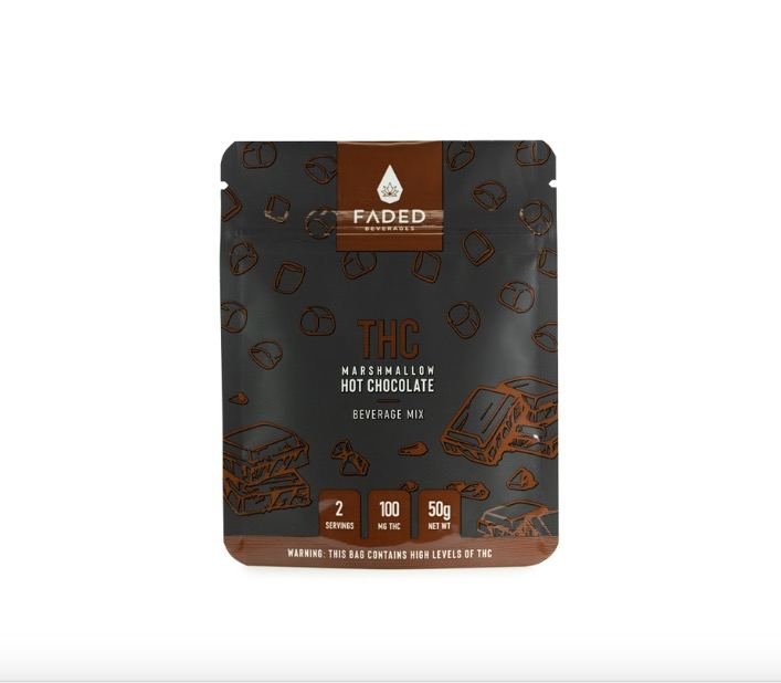 Faded Cannabis - THC Marshmallow Hot Chocolate (100mg)