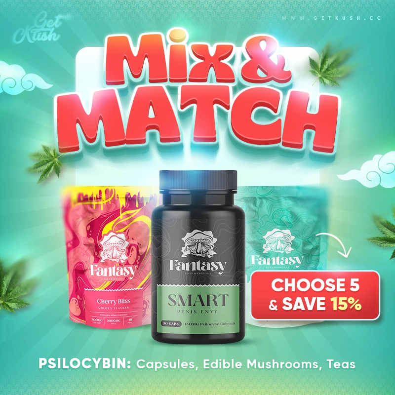Psilocybin Mix & Match – Choose Any 5